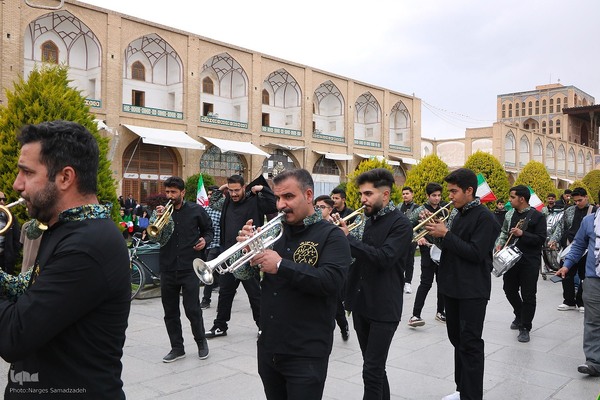 مراسم اربعین رهبر شهید انقلاب در اصفهان
