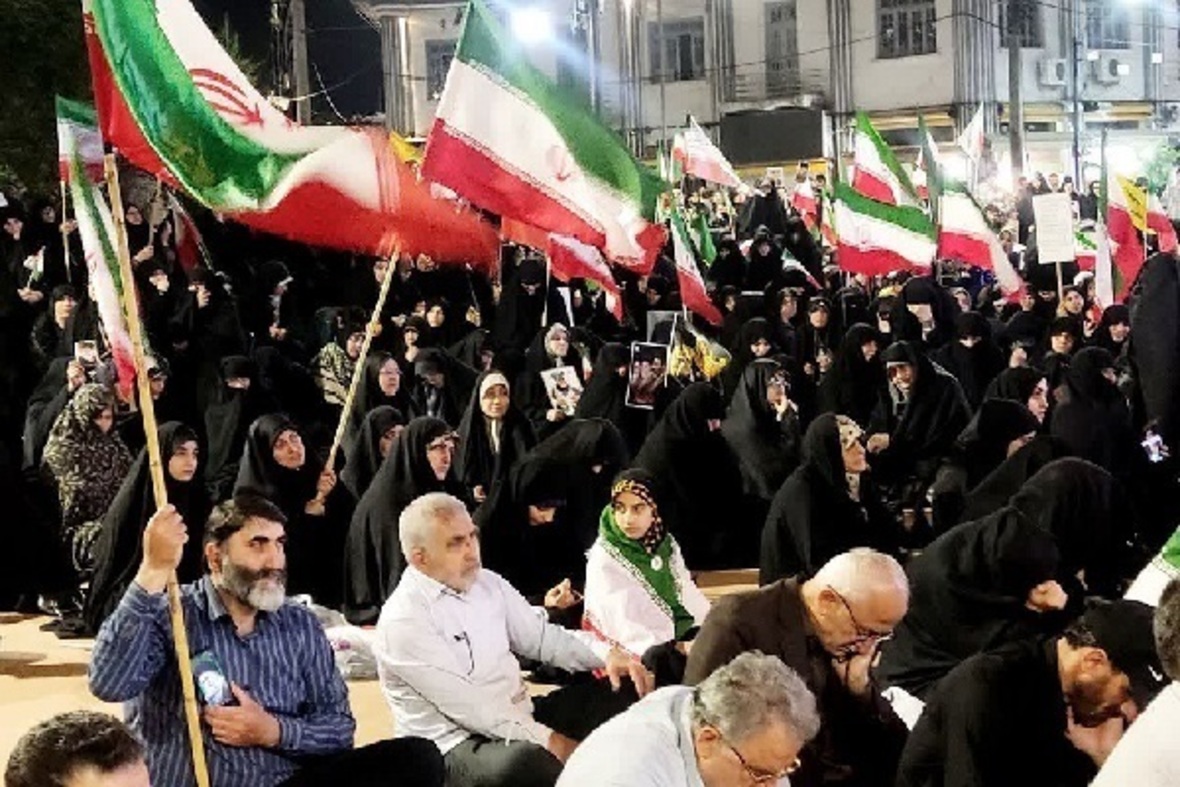 هفتاد و ششمین اجتماع شبانه مردمی بابلسر