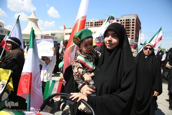 رژه کالسکه‌‌سواران مشهد در اربعین رهبر شهید