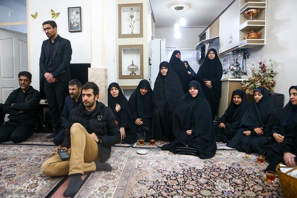 دیدار با خانواده شهدای جنگ رمضان