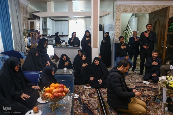 دیدار با خانواده شهدای جنگ رمضان