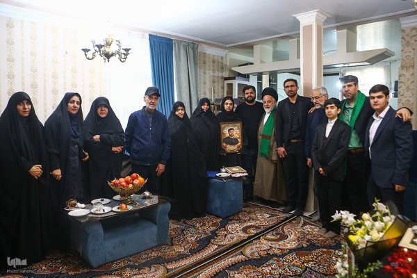 دیدار با خانواده شهدای جنگ رمضان