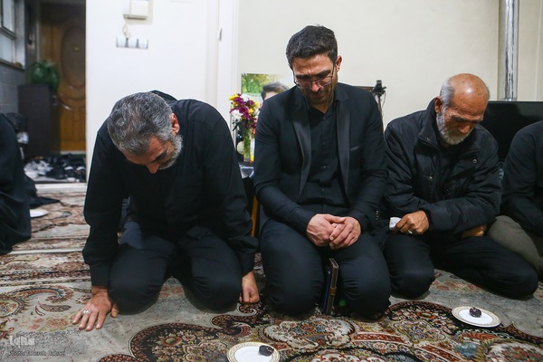دیدار با خانواده شهدای جنگ رمضان