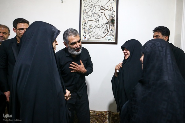 دیدار با خانواده شهدای جنگ رمضان