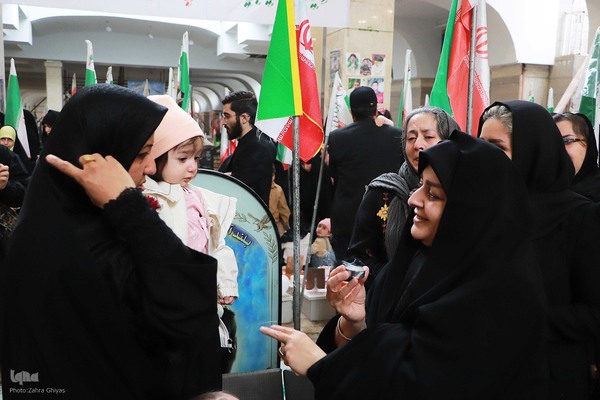 بزرگداشت روز دختر در گلزار شهدا وادی رحمت تبریز