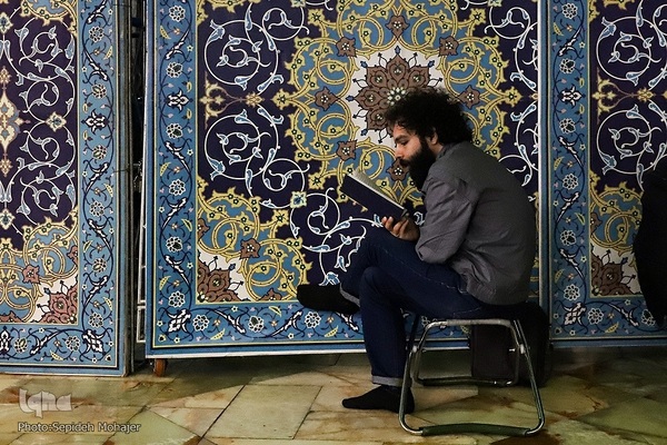 حرم امام رضا(ع) در شب میلاد حضرت معصومه(س)