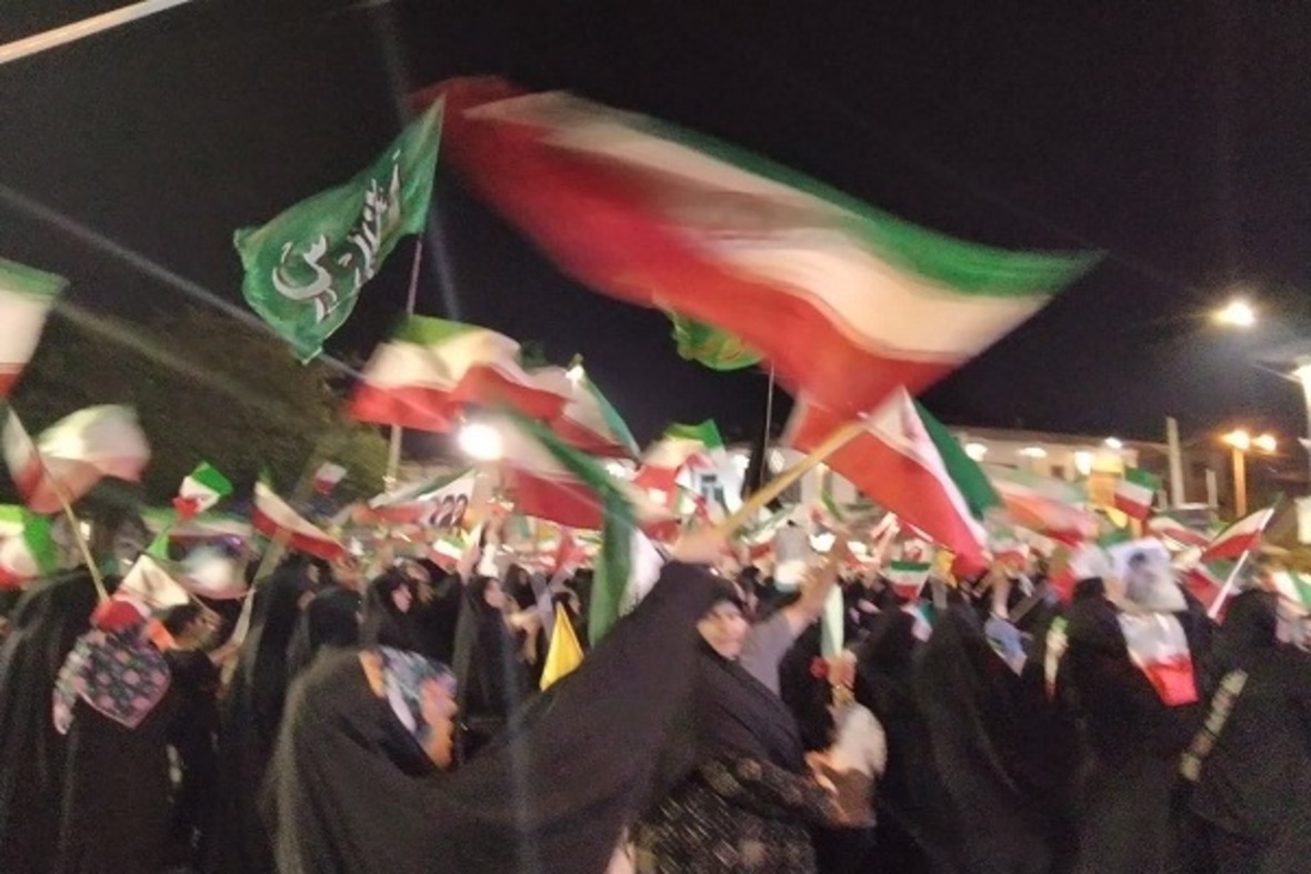 هفتاد و چهارمین اجتماع شبانه مردم انقلابی شهرستان بابلسر