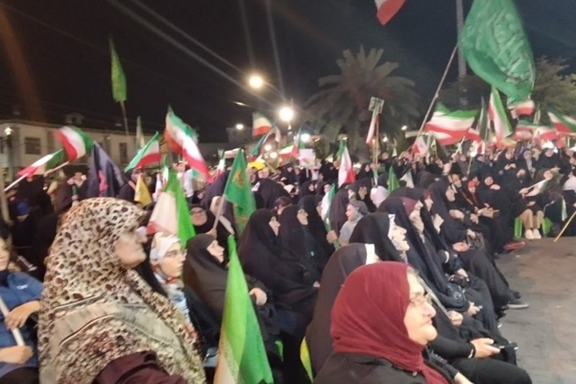هفتاد و چهارمین اجتماع شبانه مردم انقلابی شهرستان بابلسر