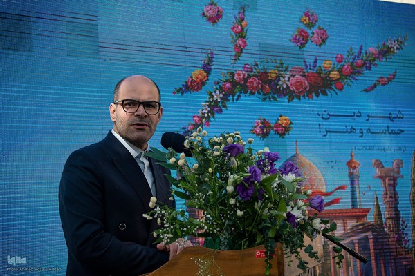مراسم معنوی تعویض قرآن دروازه قرآن شیراز