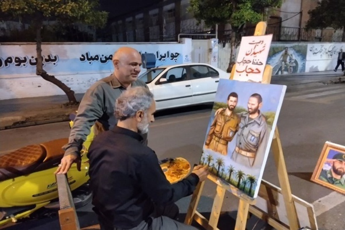 شصت و هشتمین اجتماع شبانه مردم بابلسر در دفاع از وطن و بیعت با رهبری
