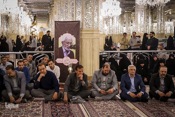 مراسم بزرگداشت حکیم معاصر محمدحسین حشمت‌پور در حرم مطهر رضوی