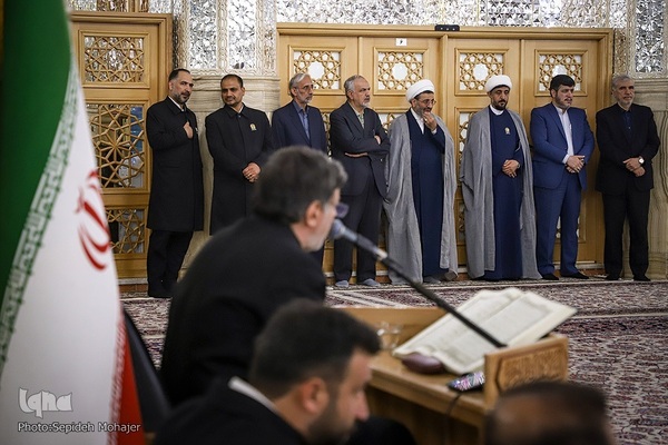 مراسم بزرگداشت حکیم معاصر محمدحسین حشمت‌پور در حرم مطهر رضوی