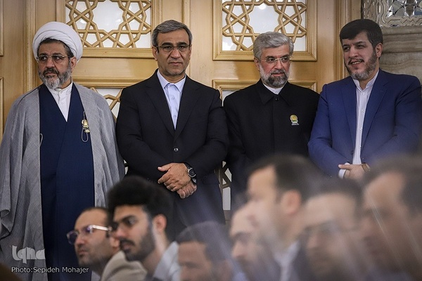 مراسم بزرگداشت حکیم معاصر محمدحسین حشمت‌پور در حرم مطهر رضوی