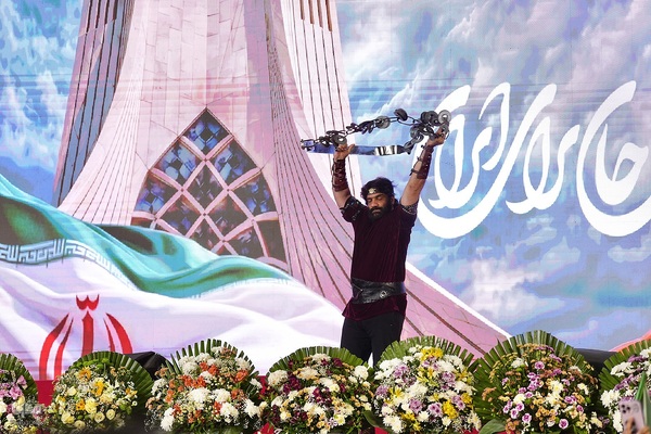 مراسم بدرقه تیم ملی فوتبال ایران در میدان انقلاب
