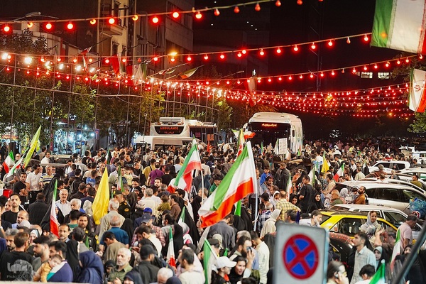 مراسم بدرقه تیم ملی فوتبال ایران در میدان انقلاب