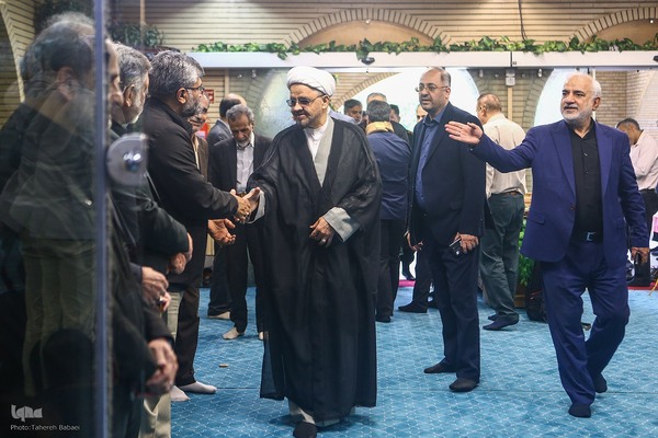 مراسم یادبود شهید دکتر علی لاریجانی در مسجد بلال رسانه ملی