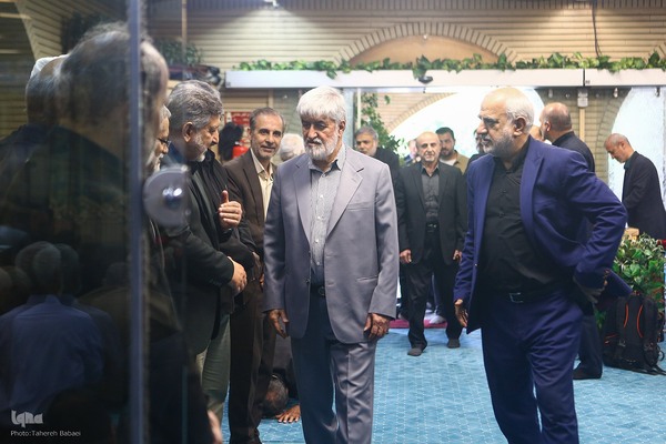 مراسم یادبود شهید دکتر علی لاریجانی در مسجد بلال رسانه ملی