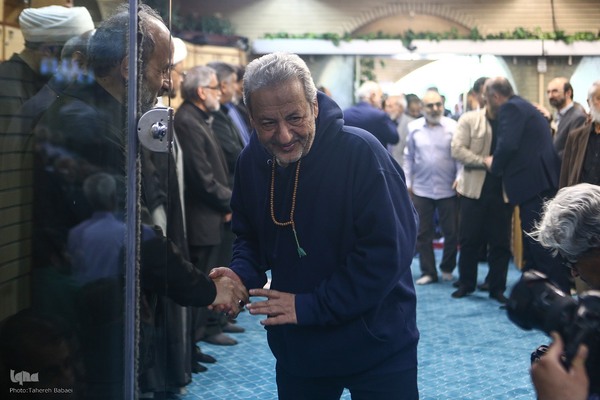 مراسم یادبود شهید دکتر علی لاریجانی در مسجد بلال رسانه ملی