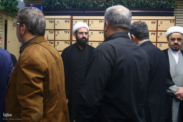 مراسم یادبود شهید دکتر علی لاریجانی در مسجد بلال رسانه ملی