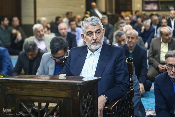 مراسم یادبود شهید دکتر علی لاریجانی در مسجد بلال رسانه ملی
