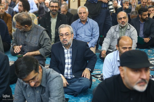 مراسم یادبود شهید دکتر علی لاریجانی در مسجد بلال رسانه ملی