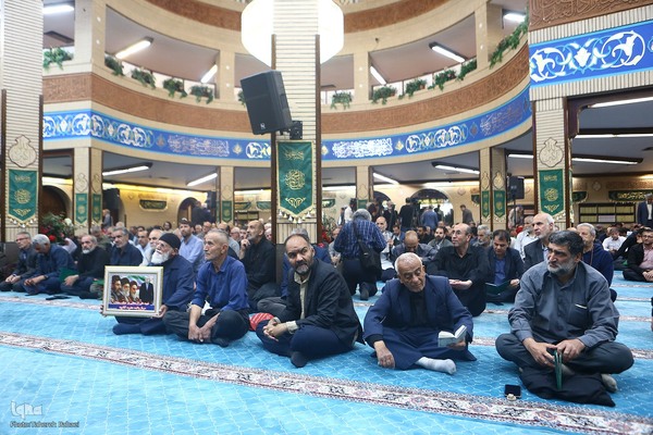 مراسم یادبود شهید دکتر علی لاریجانی در مسجد بلال رسانه ملی