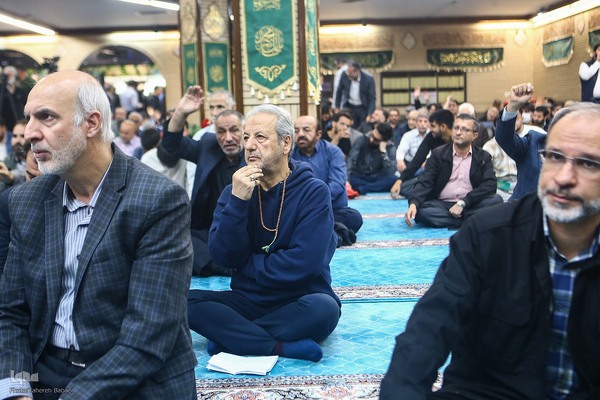 مراسم یادبود شهید دکتر علی لاریجانی در مسجد بلال رسانه ملی