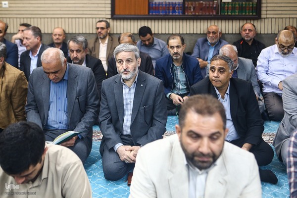 مراسم یادبود شهید دکتر علی لاریجانی در مسجد بلال رسانه ملی
