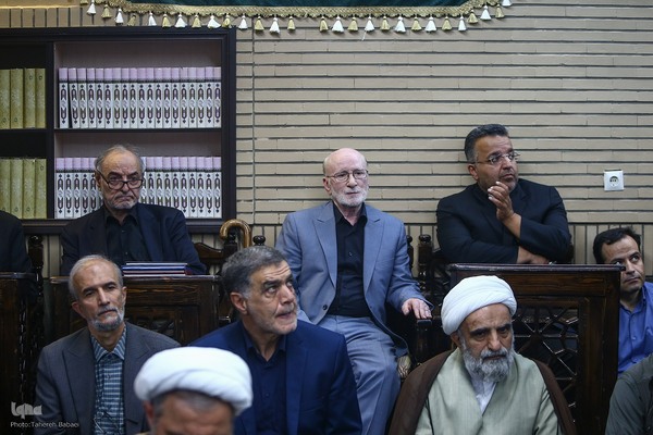 مراسم یادبود شهید دکتر علی لاریجانی در مسجد بلال رسانه ملی