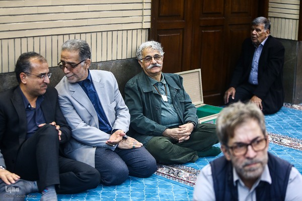 مراسم یادبود شهید دکتر علی لاریجانی در مسجد بلال رسانه ملی