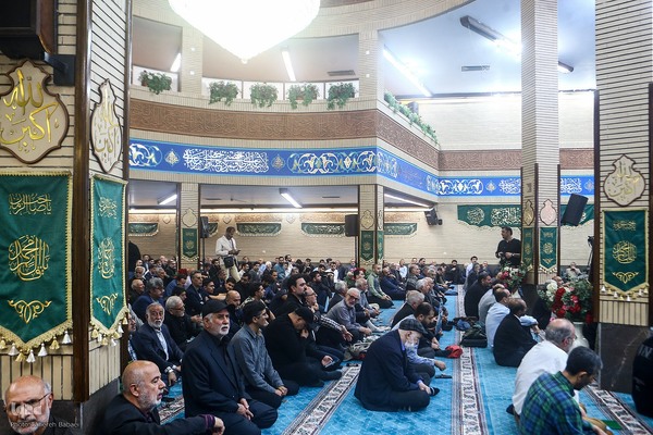 مراسم یادبود شهید دکتر علی لاریجانی در مسجد بلال رسانه ملی