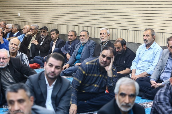 مراسم یادبود شهید دکتر علی لاریجانی در مسجد بلال رسانه ملی