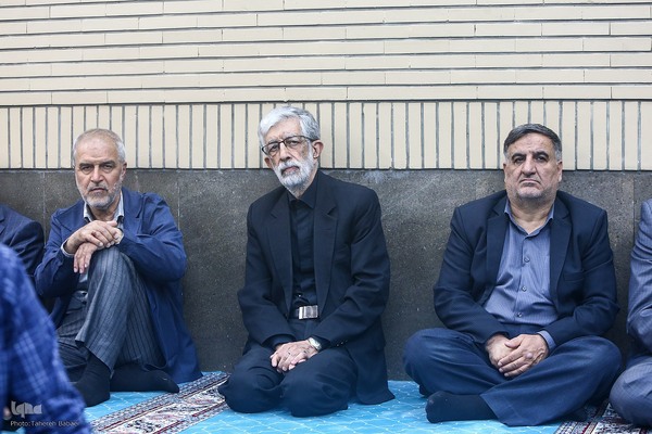 مراسم یادبود شهید دکتر علی لاریجانی در مسجد بلال رسانه ملی