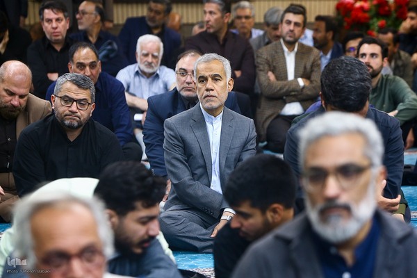 مراسم یادبود شهید دکتر علی لاریجانی در مسجد بلال رسانه ملی