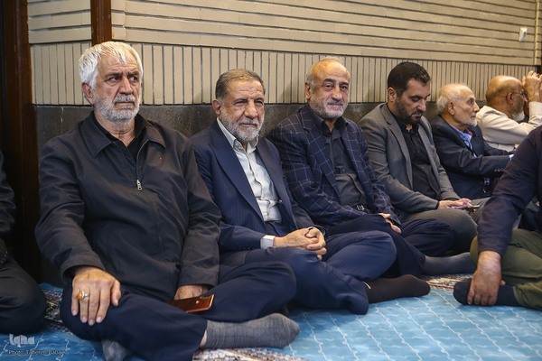 مراسم یادبود شهید دکتر علی لاریجانی در مسجد بلال رسانه ملی