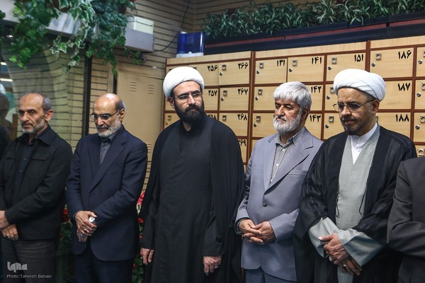 مراسم یادبود شهید دکتر علی لاریجانی در مسجد بلال رسانه ملی