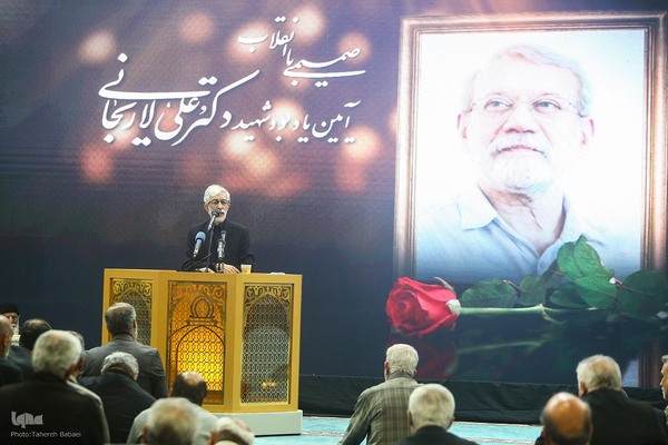 مراسم یادبود شهید دکتر علی لاریجانی در مسجد بلال رسانه ملی