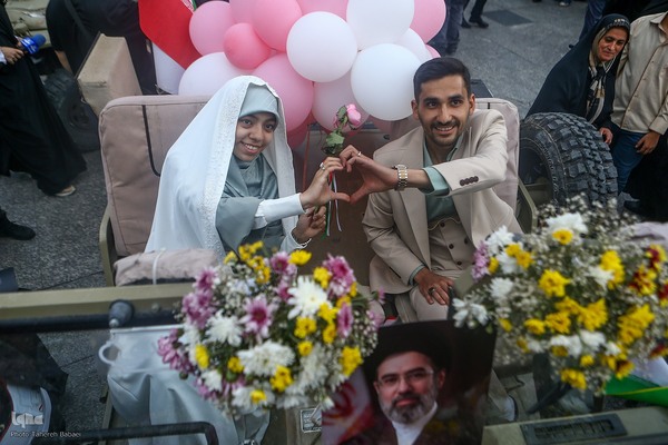 جشن زوج‌های جان‌فدا در تهران