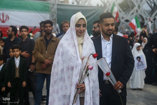 جشن زوج‌های جان‌فدا در تهران