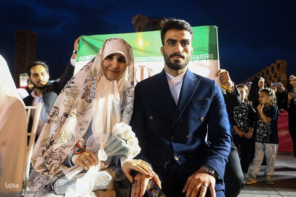جشن زوج‌های جان‌فدا در تهران