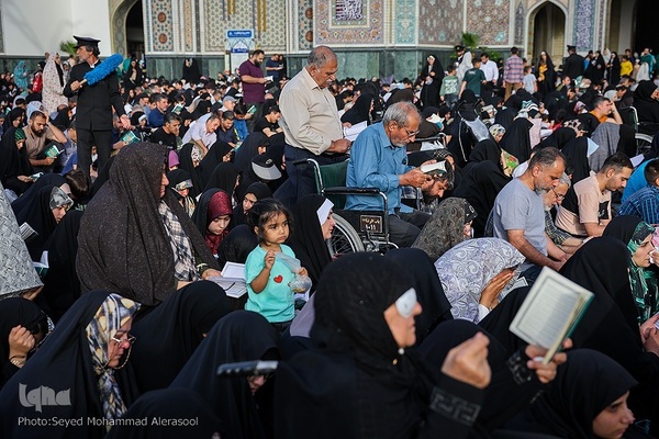 مراسم دعای عرفه در حرم مطهر رضوی
مراسم پر فیض