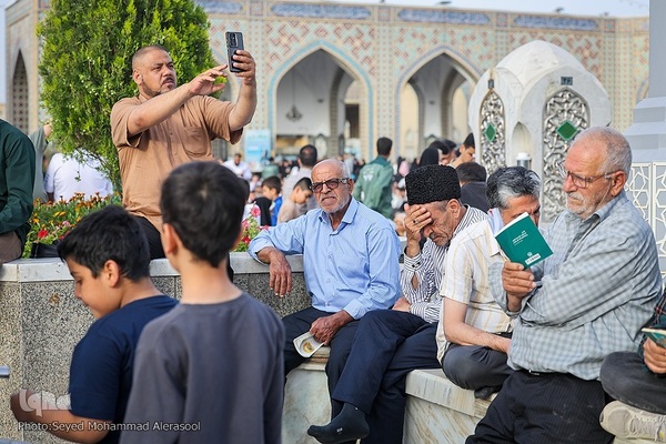 مراسم دعای عرفه در حرم مطهر رضوی
مراسم پر فیض