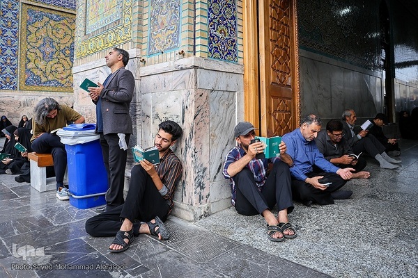مراسم دعای عرفه در حرم مطهر رضوی
مراسم پر فیض