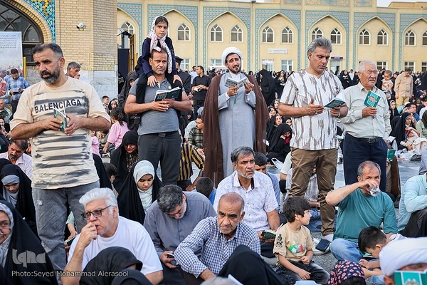 مراسم دعای عرفه در حرم مطهر رضوی
مراسم پر فیض