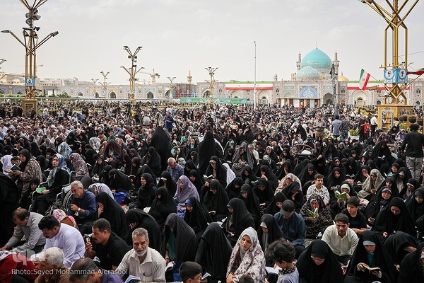 مراسم دعای عرفه در حرم مطهر رضوی
مراسم پر فیض