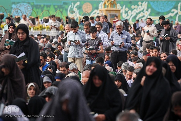مراسم دعای عرفه در حرم مطهر رضوی
مراسم پر فیض