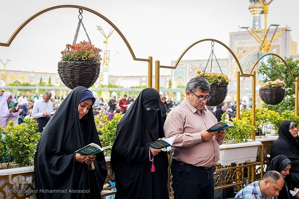 مراسم دعای عرفه در حرم مطهر رضوی
مراسم پر فیض