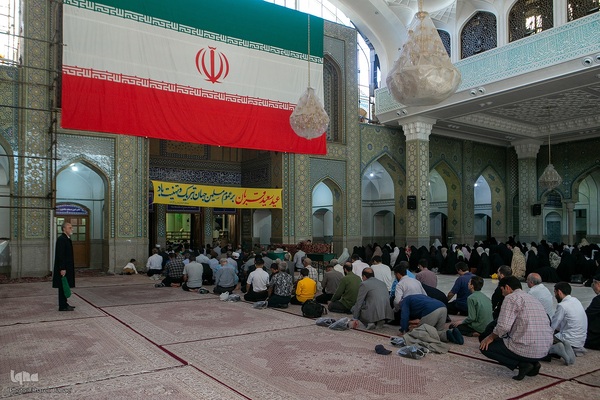 نماز عیدقربان در حرم حضرت عبدالعظیم حسنی(ع)