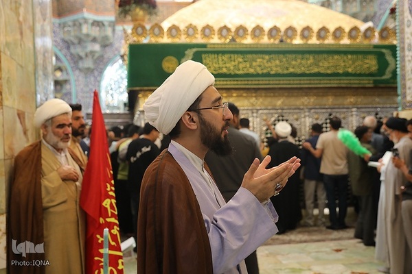 شب میلاد امام هادی(ع) در حرم کریمه اهل بیت(س)