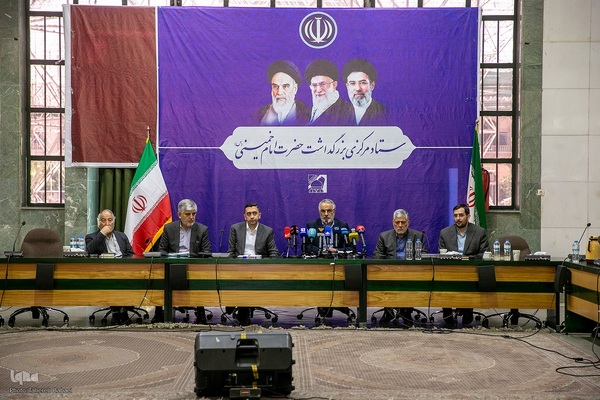 نشست خبری محمدعلی انصاری، دبیر ستاد مرکزی بزرگداشت امام خمینی(ره)